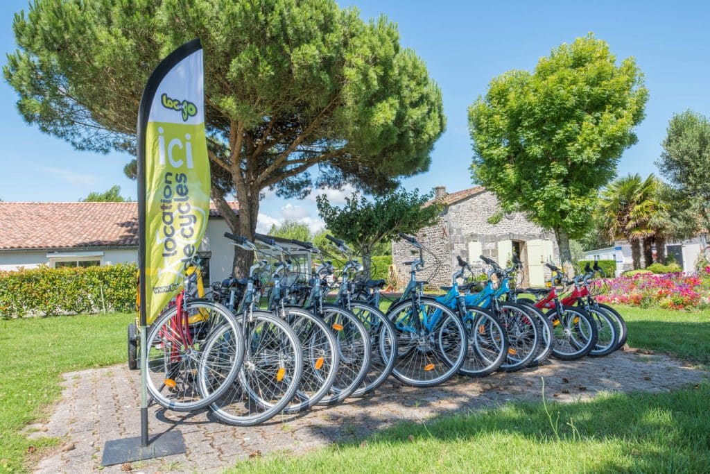 Location de vélos au camping Soleil Levant à Meschers-sur-Gironde près de Royan