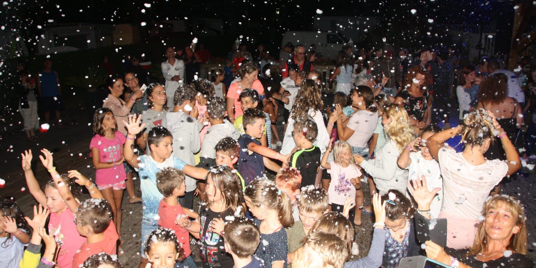 Soirée mousse au camping Soleil Levant à Meschers-sur-Gironde